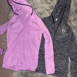 Womens size small Underarmour set 8 articles